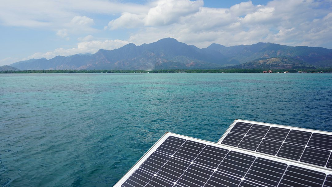 Outdoor solar panels in sunlight illustrating trail camera solar power setup